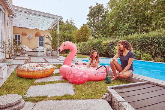 Bosch EasyInflate 18V-500 - acculuchtpomp - Incl. 1x 18V 2,0 Ah accu - Lader - 3 mondstukken - 50cm slang - Opbergtas van Bosch — afbeelding 3