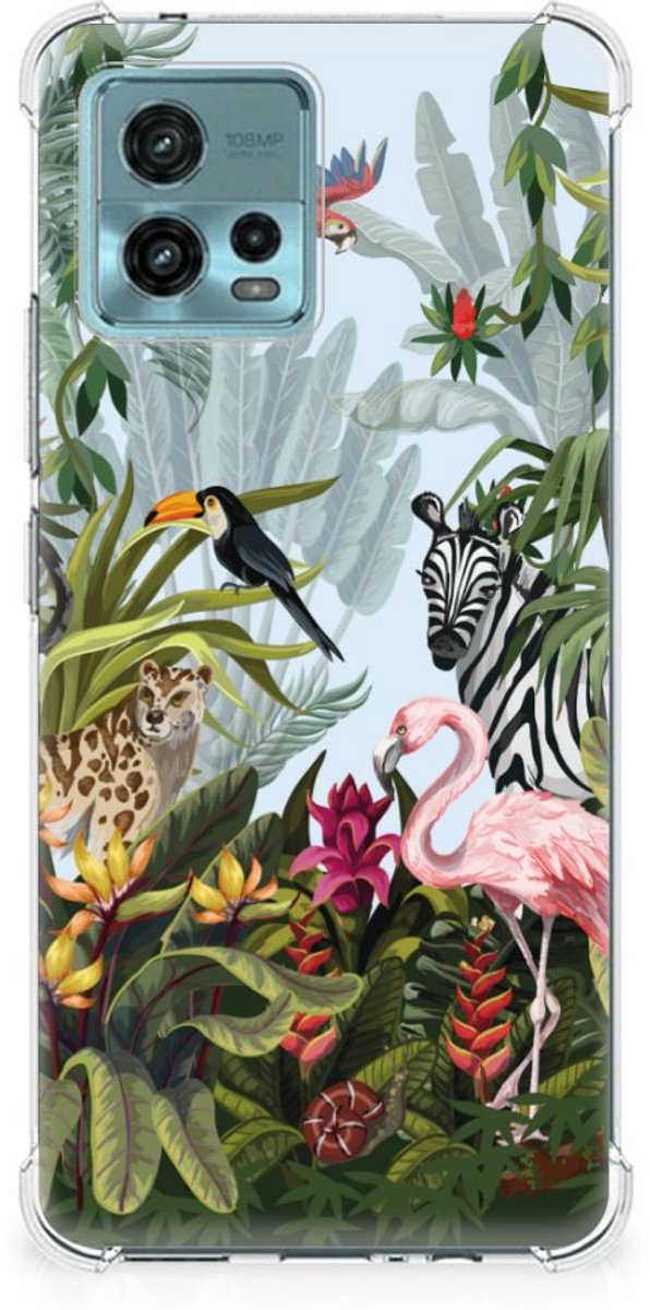 Case Anti-shock voor otorola Moto G72 Jungle