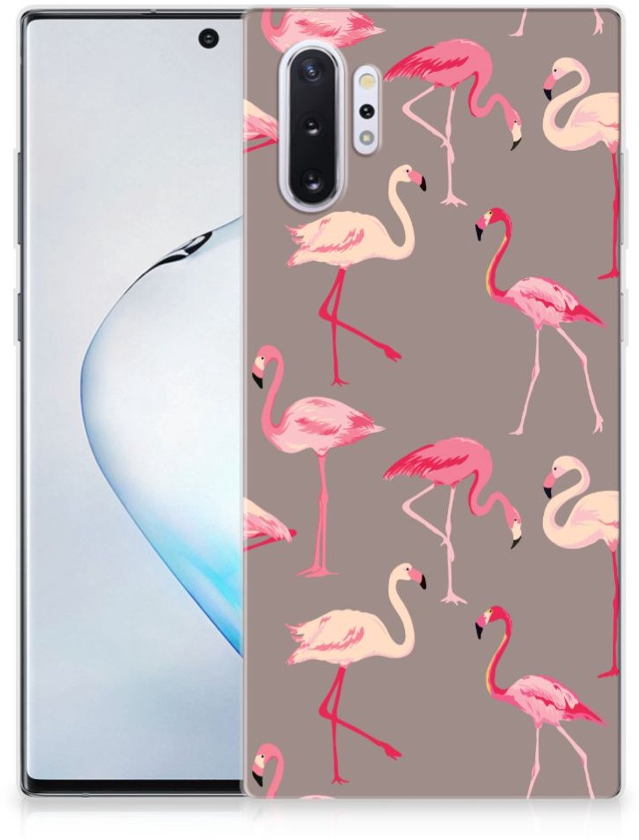 Samsung Galaxy Note 10 Plus TPU Hoesje Flamingo