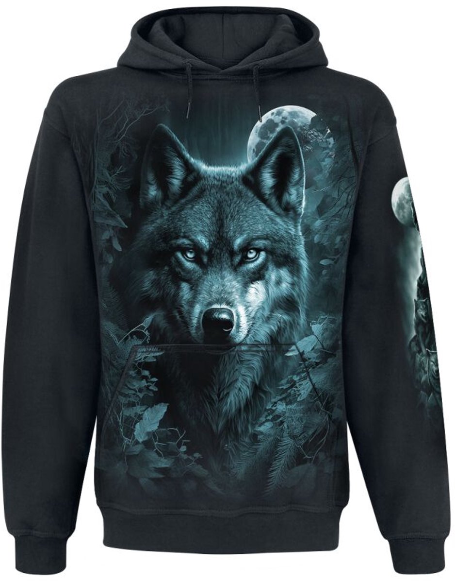 Spiral Forest Guardians Heren Trui met capuchon - zwart - XL