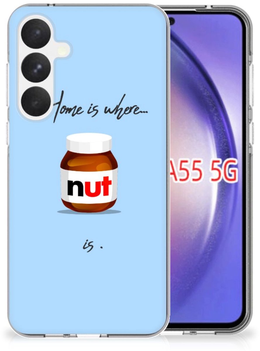 Samsung Galaxy A55 Siliconen Case Nut Home
