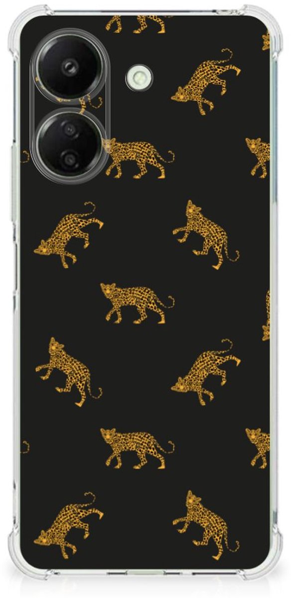 Case Anti-shock voor Xiaomi Redmi 13C 4G Leopards