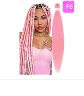 Frazimashop - Cheveux tressés 1 pièce - Extensions de Cheveux - Extensions de cheveux 30 pouces 75 cm - Tresses cheveux - Rose