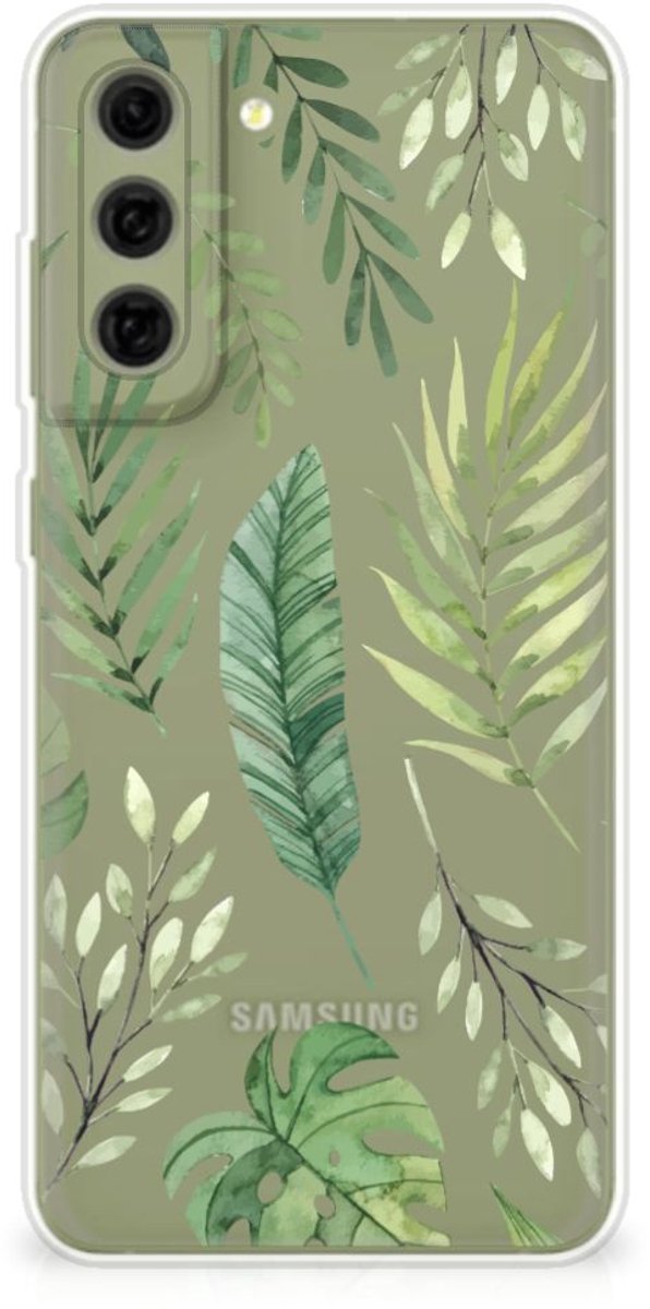 Samsung Galaxy S21FE TPU Case Leaves