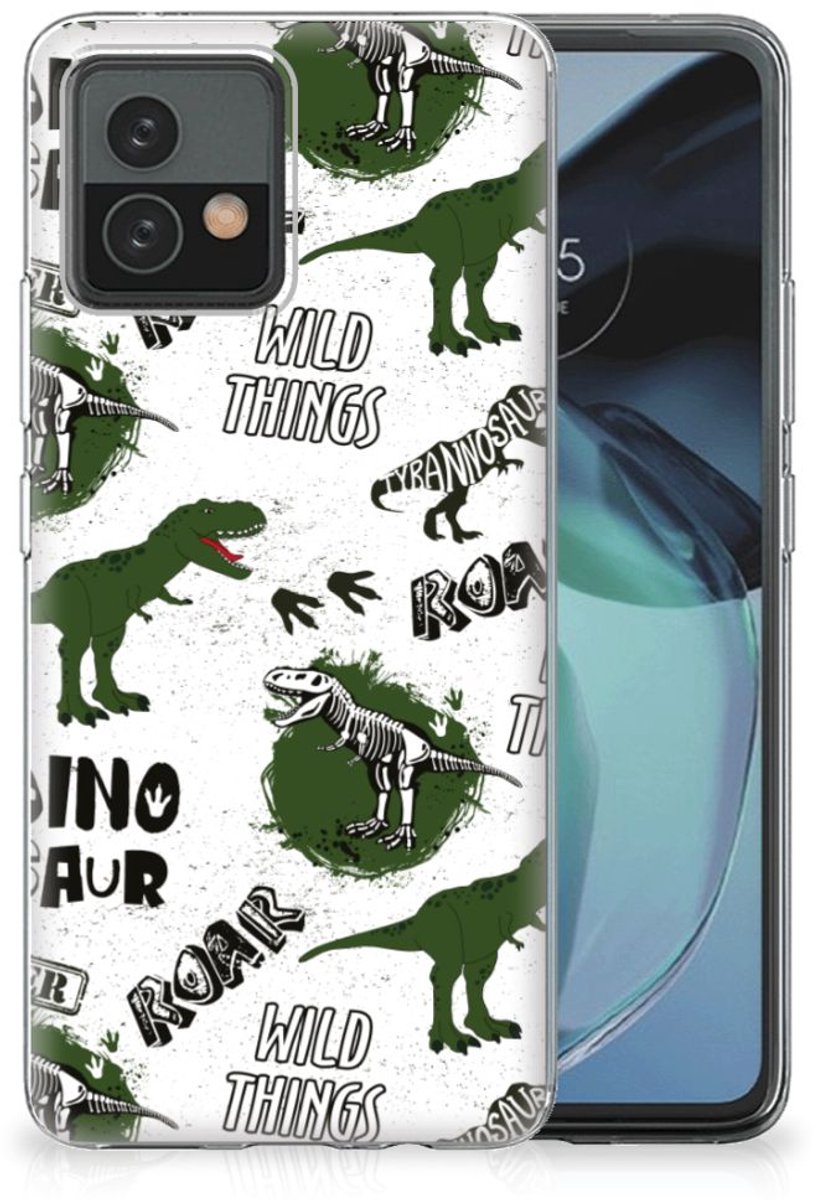 TPU Hoesje voor Motorola Moto G72 Dinosaurus