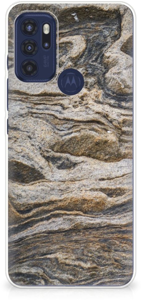 Motorola Moto G60s TPU Siliconen Hoesje Steen