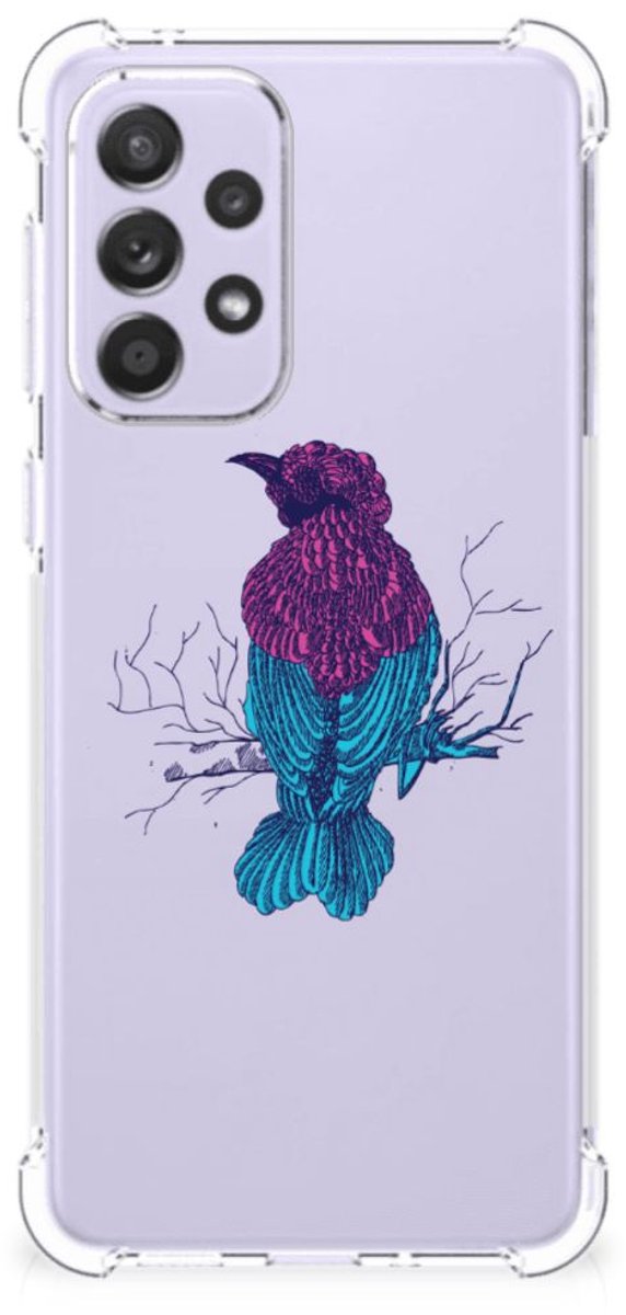 Back Cover voor Samsung Galaxy A33 Stevig Bumper Hoesje Merel