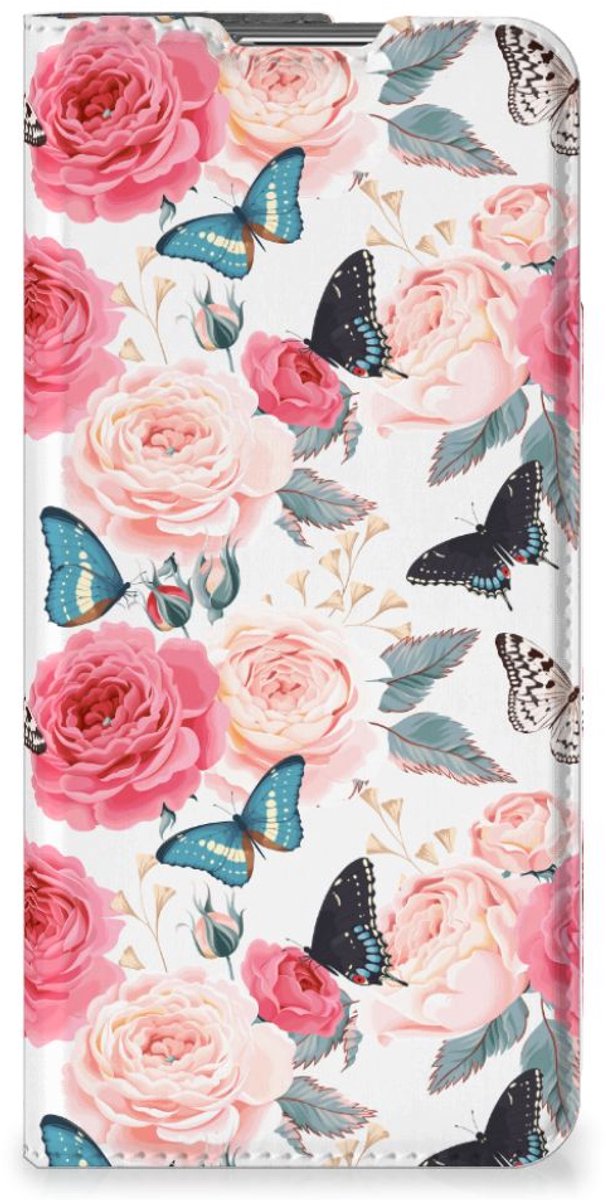 OPPO Find X5 Pro Smart Cover Butterfly Roses