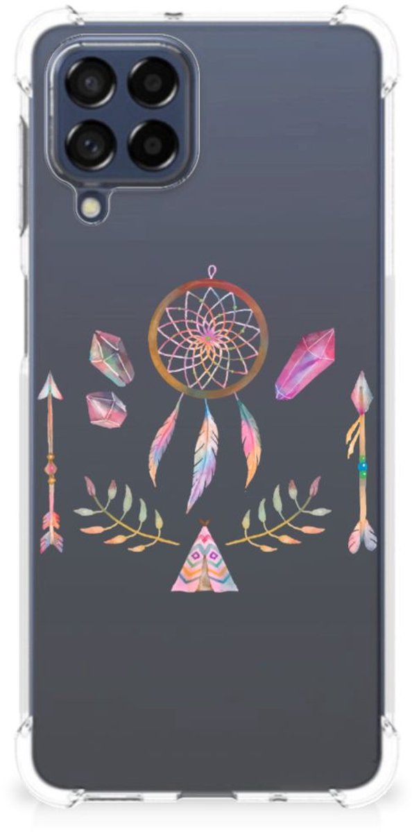 Samsung Galaxy M53 Stevig Bumper Hoesje Boho Dreamcatcher