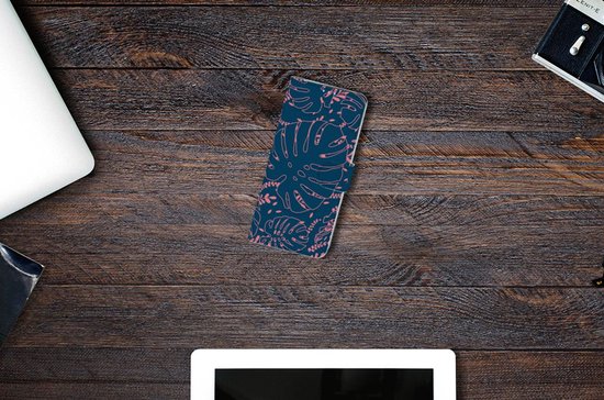 Portefeuille Samsung Galaxy S20 Plus Coque Compatible avec Feuilles De Palmier