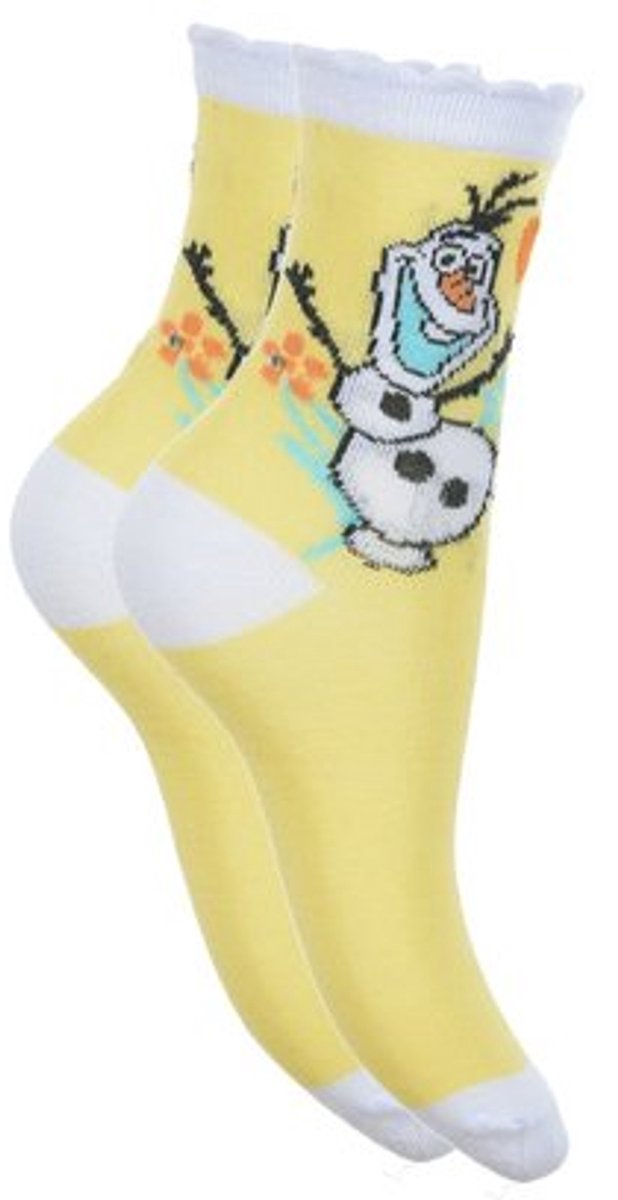 Disney Frozen -sokken Disney Frozen Olaf - Geel - maat 31/34