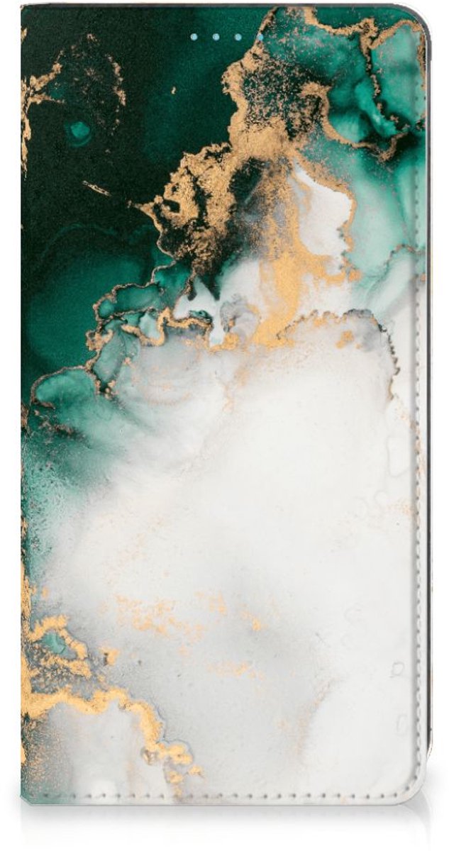 Standcase voor Samsung Galaxy A53 Marmer Groen