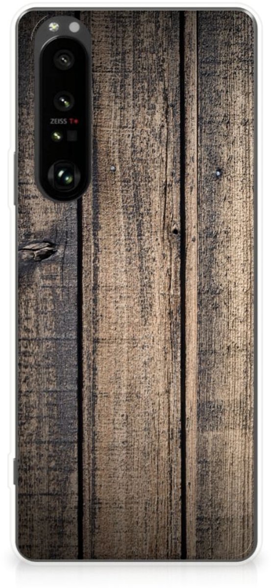 Sony Xperia 1 III Bumper Hoesje Steigerhout
