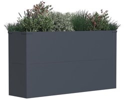 IVOL Plantenbak - 100 x 25 x 52 cm - Antraciet