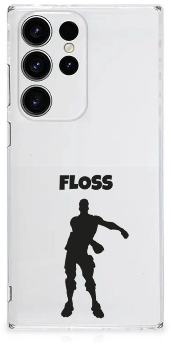 Samsung Galaxy S23 Ultra Telefoonhoesje met Naam Floss