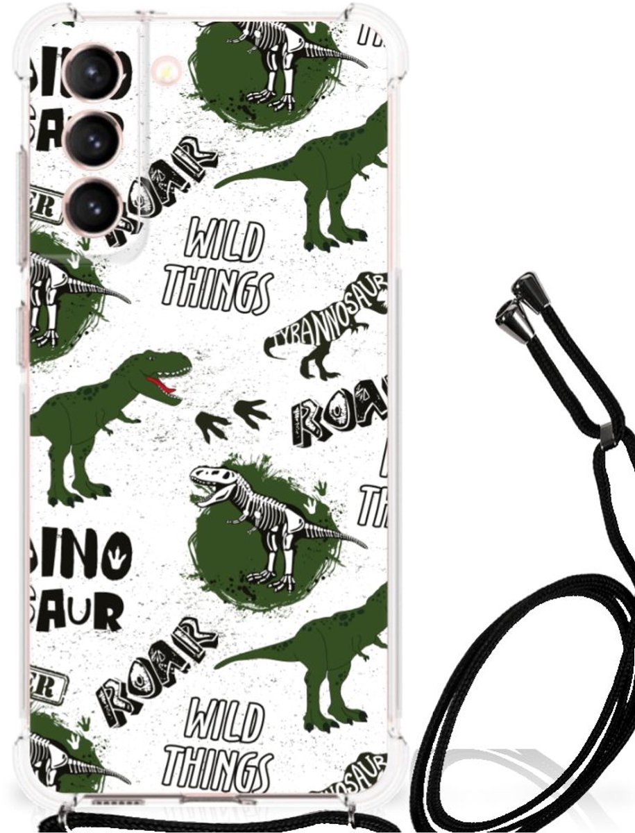 Case Anti-shock voor Samsung Galaxy S21 FE Dinosaurus