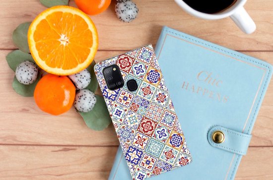 Samsung Galaxy A21s Standcase Tiles Color