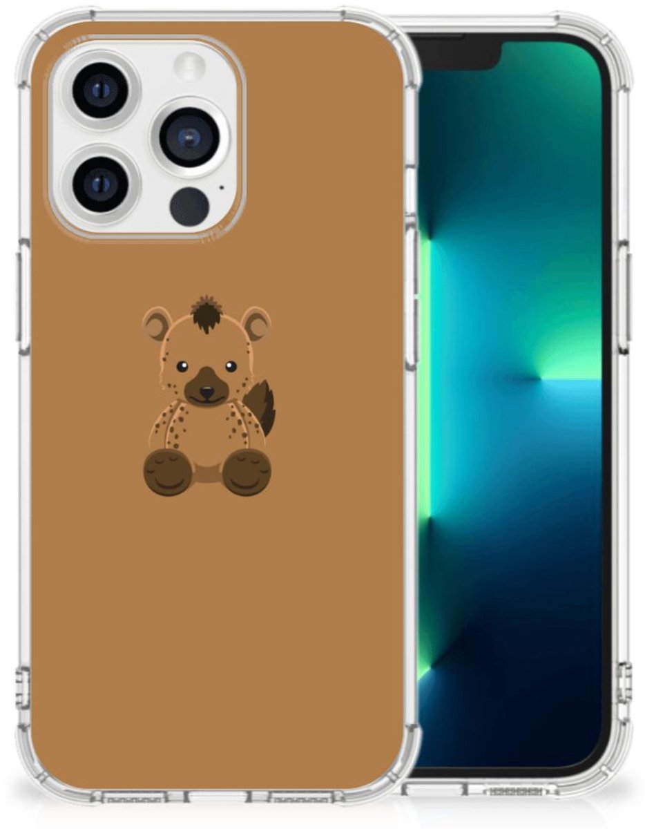 Apple iPhone 13 Pro Stevig Bumper Hoesje Baby Hyena