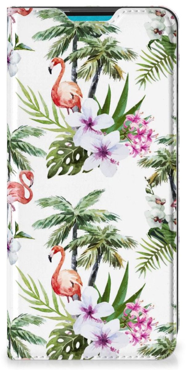 Samsung Galaxy A73 Hoesje maken Flamingo Palms