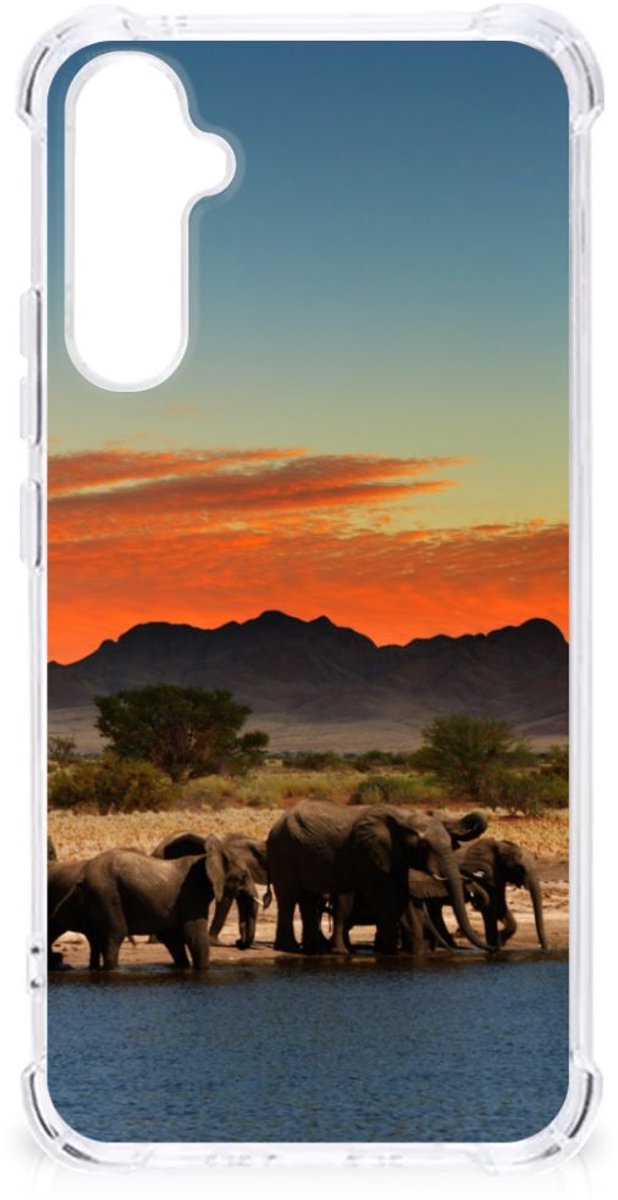 Samsung Galaxy A34 Case Anti-shock Olifanten