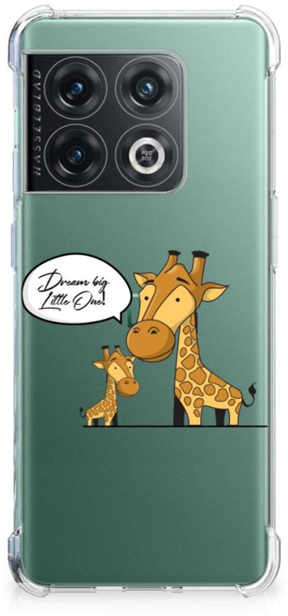 OnePlus 10 Pro Stevig Bumper Hoesje Giraffe
