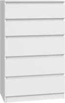 Ladekast 5 lades Wit