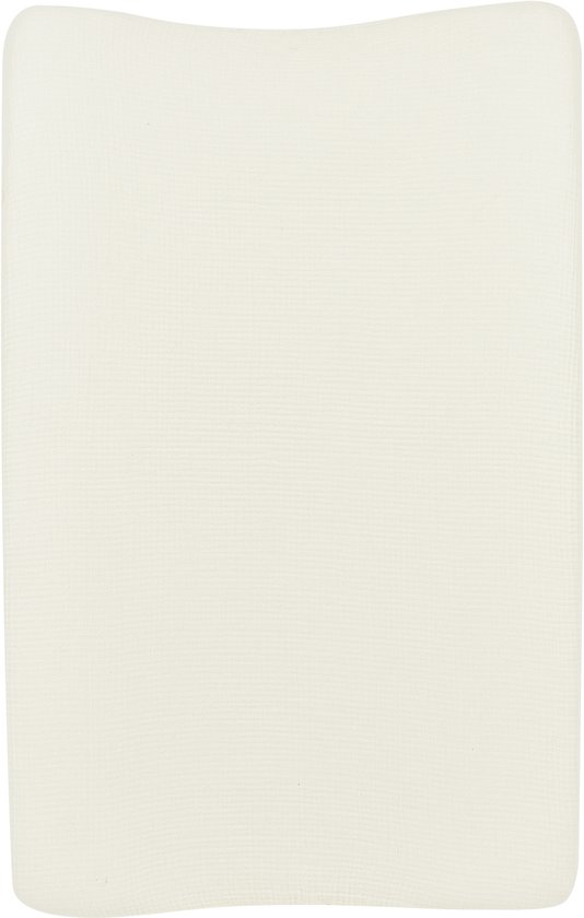 Meyco Baby Uni aankleedkussenhoes - pre-washed hydrofiel - natural - 50x70cm — afbeelding 5