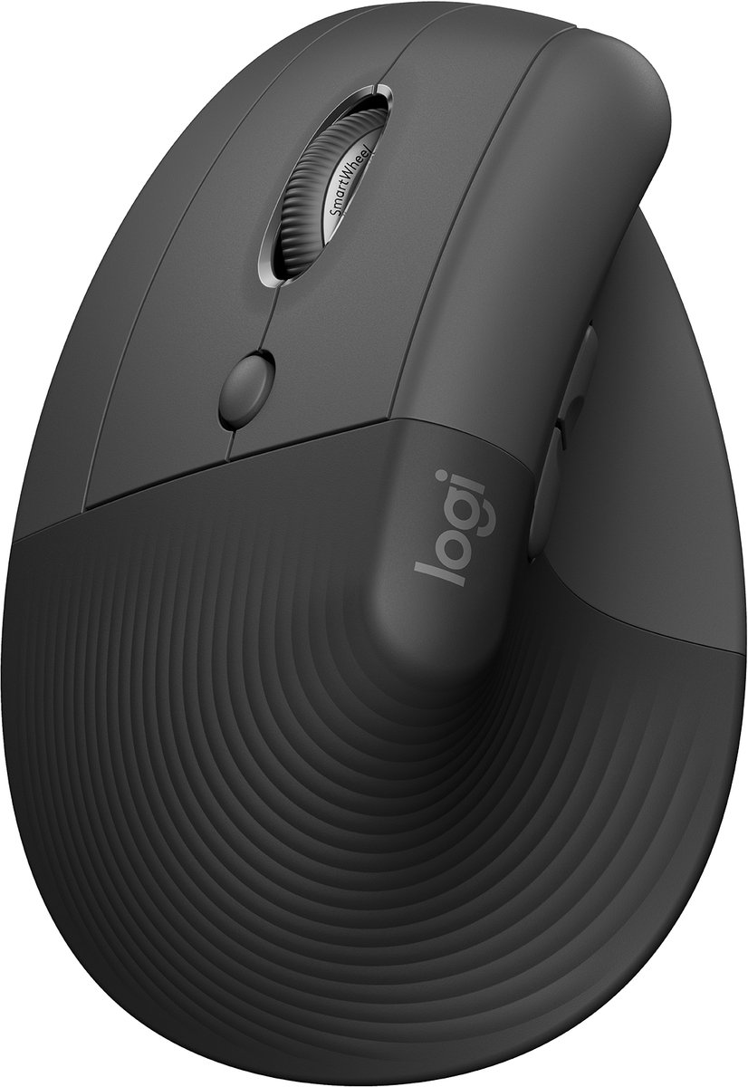 Logitech Lift - Verticale ergonomische muis - Rechtshandig - Off-White