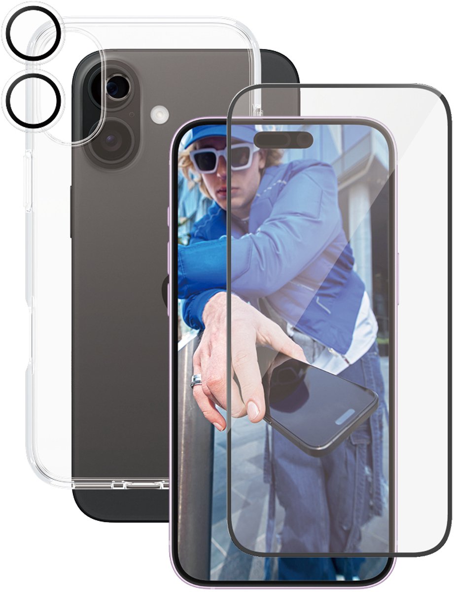 PanzerGlass CARE by PG 3-in-1 Bundle iPhone16 6.7 (B1355+2863+1285)