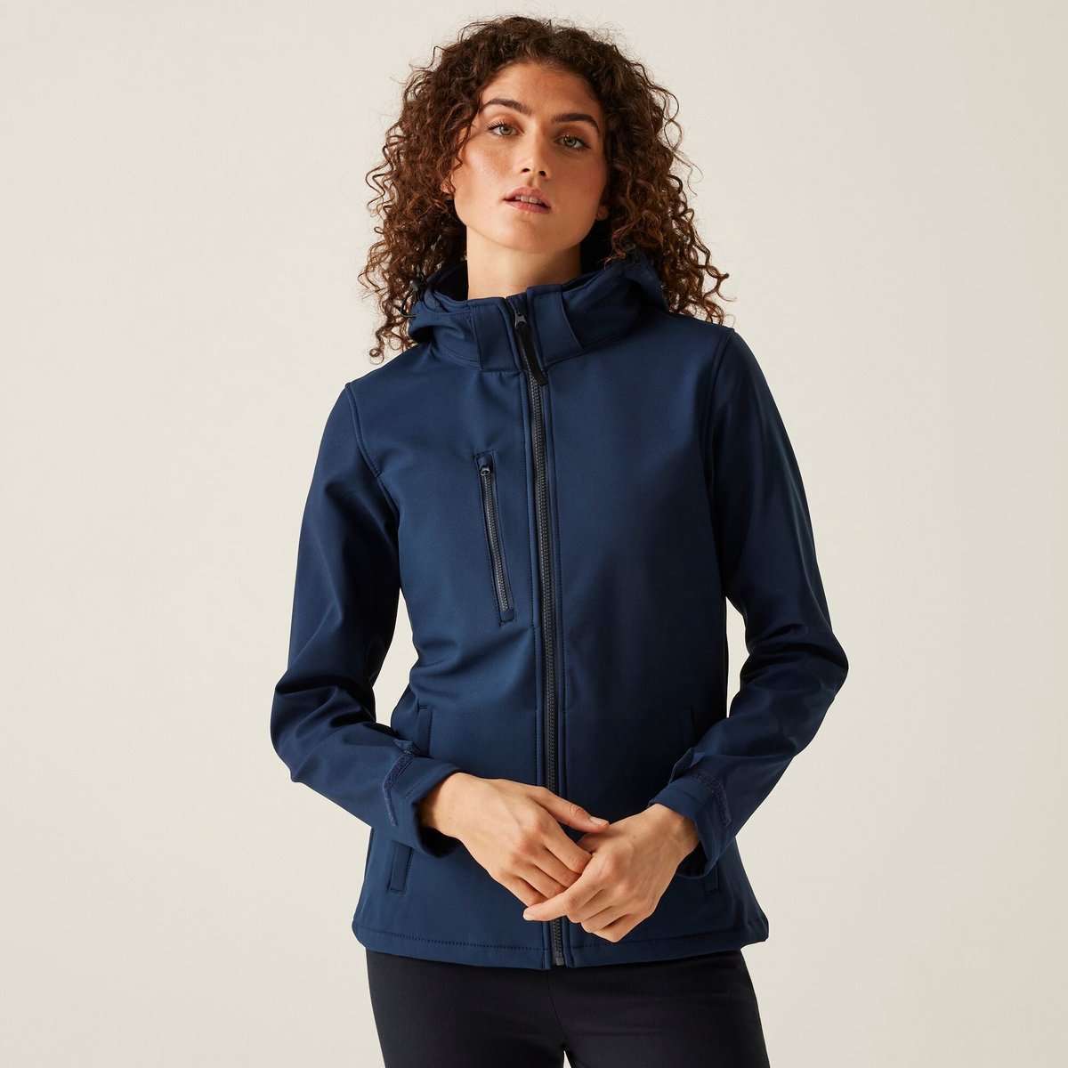 Jas Hiking Dames Waterdicht Ademend Windbestendig