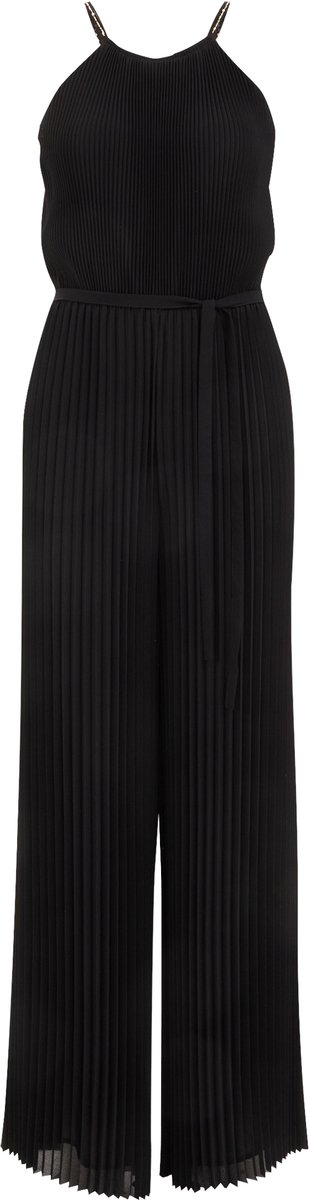 WE Fashion Dames plissé jumpsuit