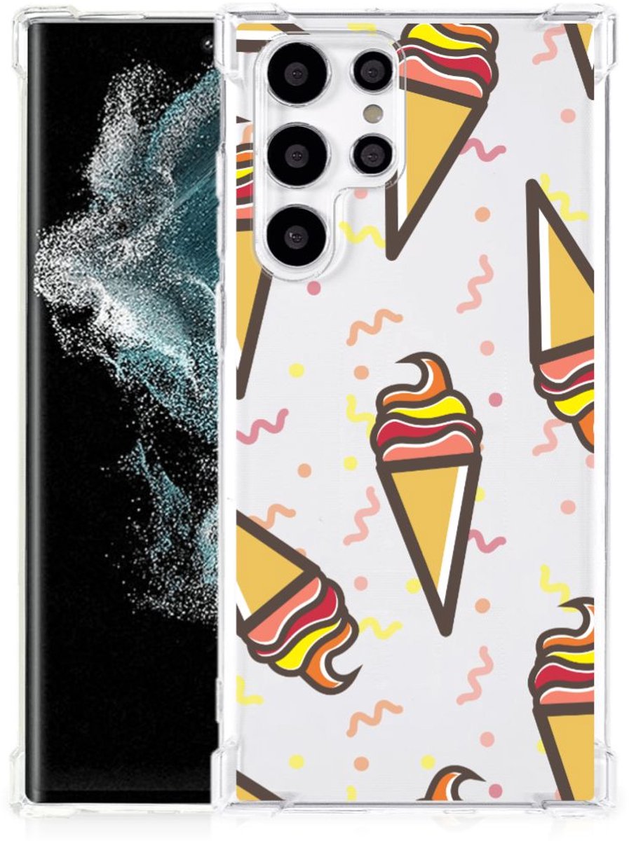 Samsung Galaxy S22 Ultra Beschermhoes Icecream