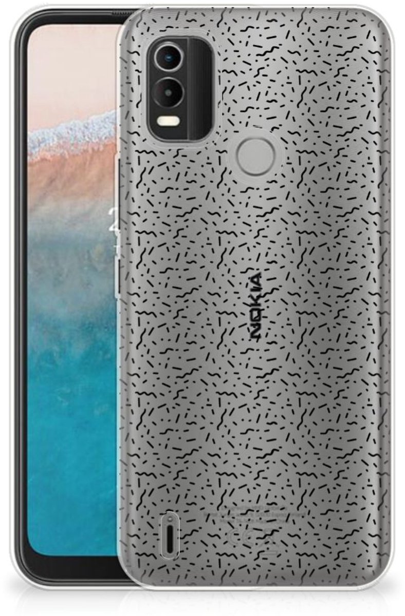 Nokia C21 Plus TPU bumper Stripes Dots