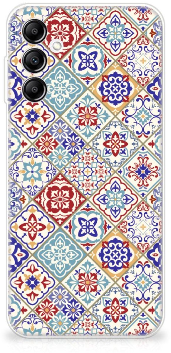 Samsung Galaxy A14 5G TPU Siliconen Hoesje Tiles Color