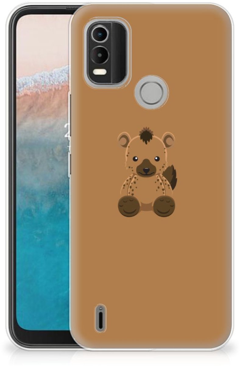 Nokia C21 Plus Telefoonhoesje met Naam Baby Hyena