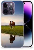 TPU Silicone Bumper pour Apple iPhone 14 Pro Coque Téléphone Vache