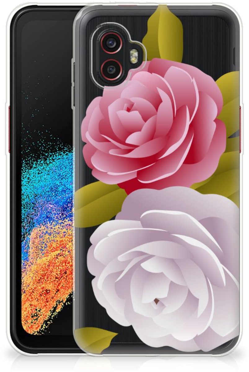 Back Cover voor Samsung Galaxy Xcover 6 Pro TPU Case Roses