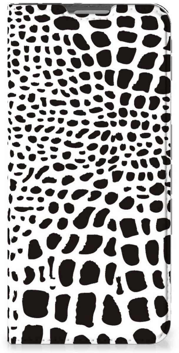 Book Case voor OPPO Reno8 Lite Hoesje maken Slangenprint