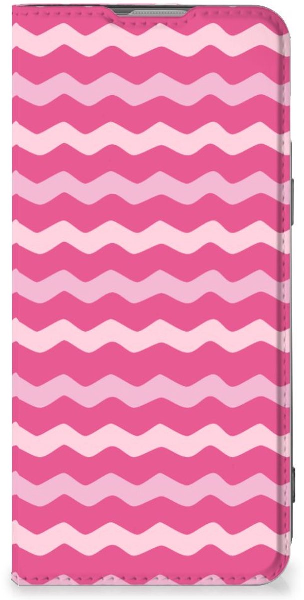 OnePlus Nord 2T Hoesje met Magneet Waves Pink