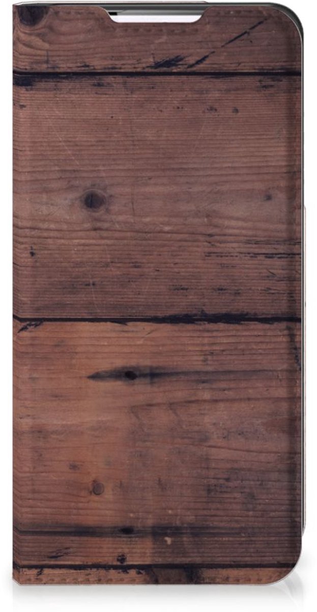 Samsung Galaxy S22 Book Wallet Case Old Wood