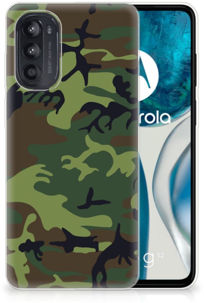 Motorola Moto G52/G82 TPU bumper Army Dark