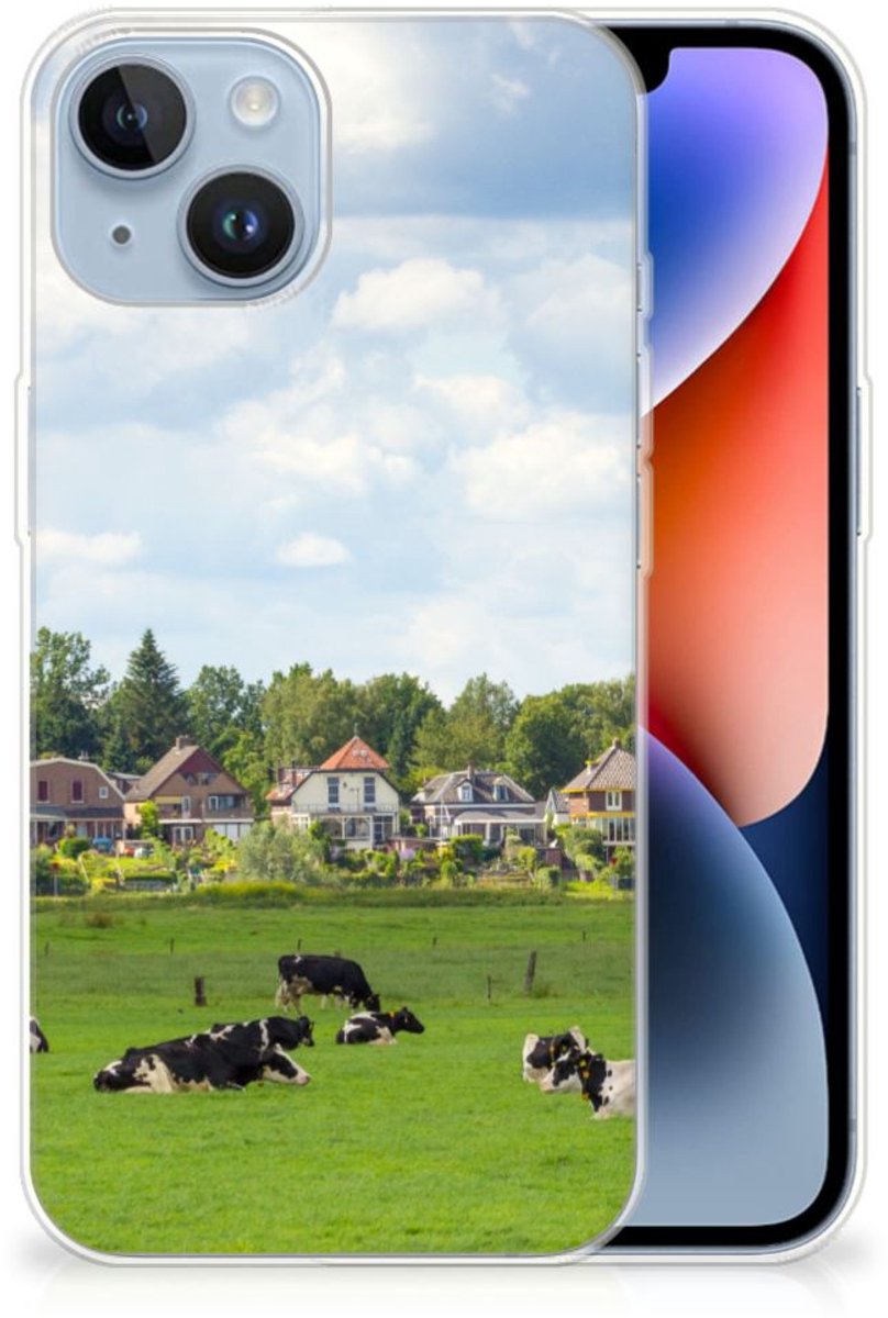 Apple iPhone 14 TPU Hoesje Koeien