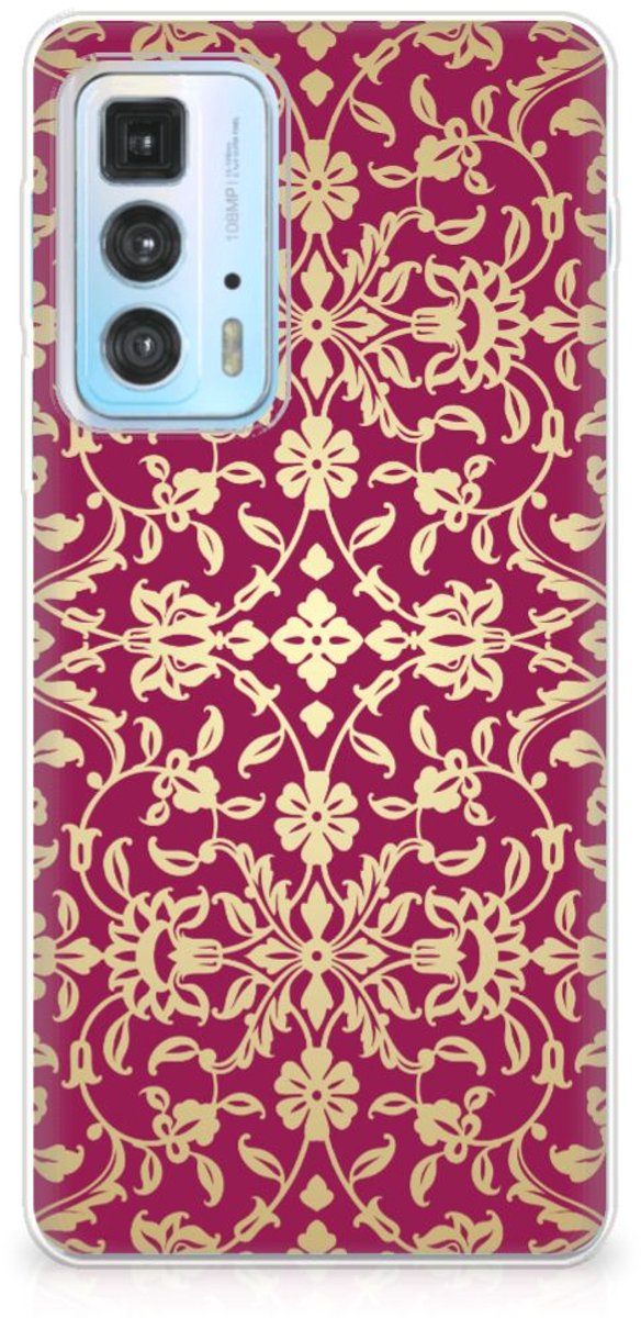 Siliconen Hoesje Motorola Edge 20 Pro Barok Pink