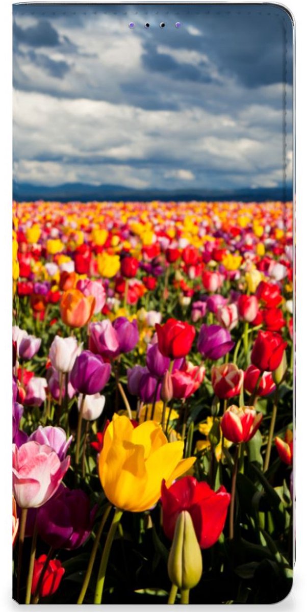 Book Case voor Samsung Galaxy A22 5G Smart Cover Tulpen