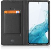 Stand Case Samsung Galaxy A54 Phone Case Paon avec des Fleurs