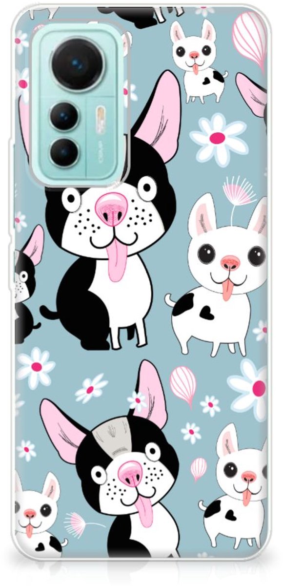 Xiaomi 12 Lite TPU Hoesje Hondjes