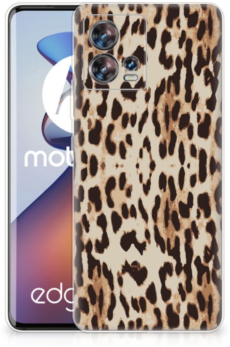 Motorola Edge 30 Fusion TPU Hoesje Leopard
