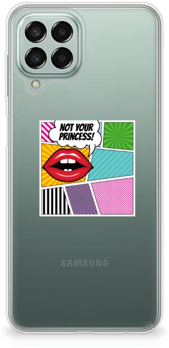Samsung Galaxy M33 Silicone Back Cover Popart Princess