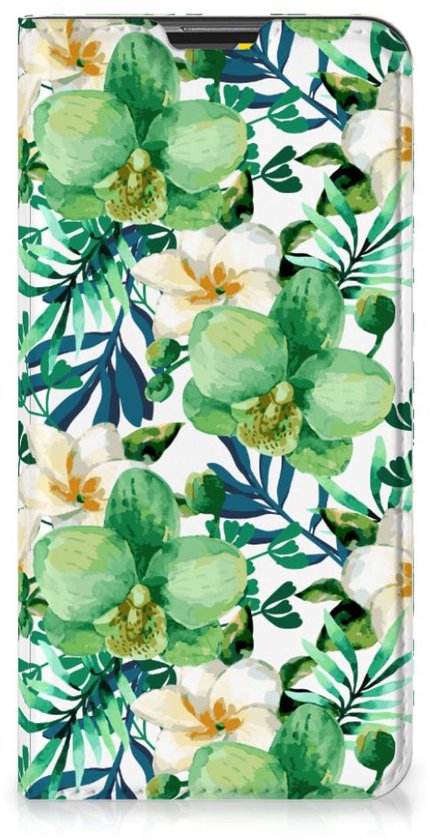 Étui pour téléphone portable Google Pixel 4a Housse de Bookcase Orchid Green