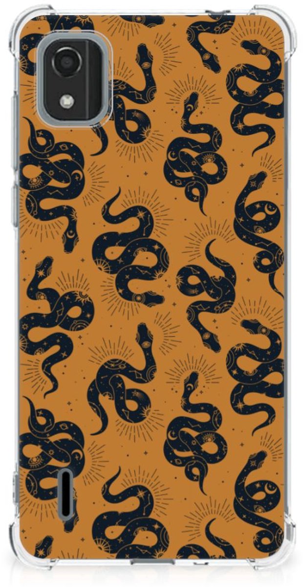 Case Anti-shock voor Nokia C2 2nd Edition Snakes